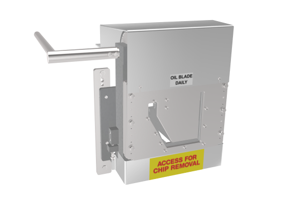 7" Front Pull Guillotine Gutter Machine