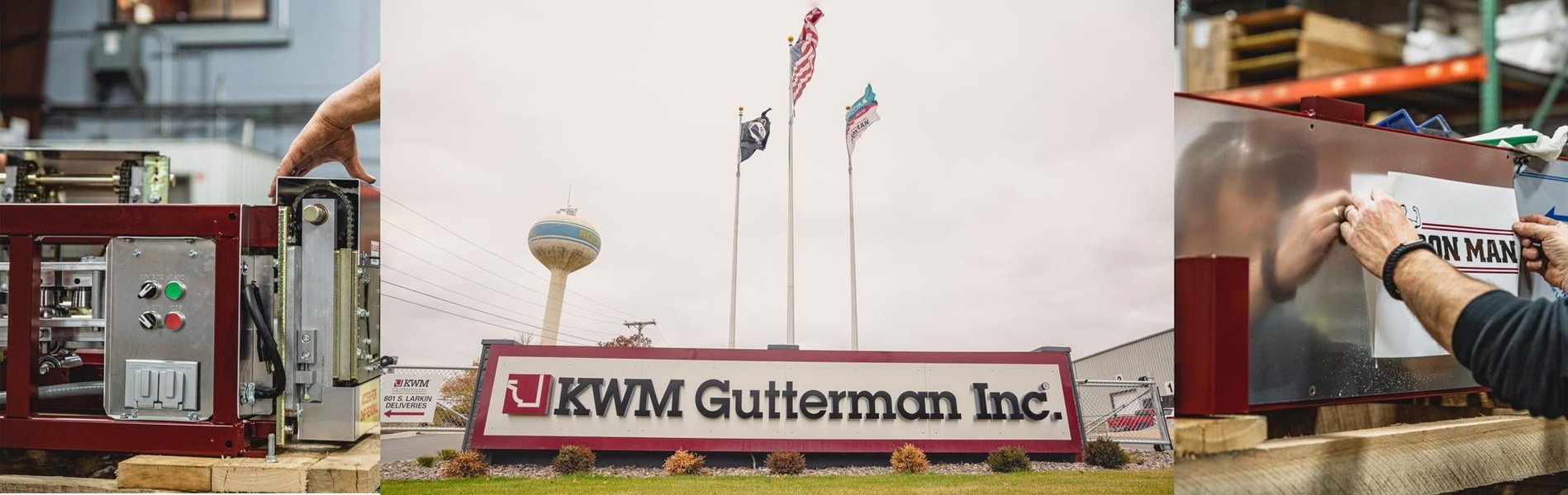 KWM Gutterman headquarters and manufacturing facility of the #1 gutter machine manufacturer in the United States.